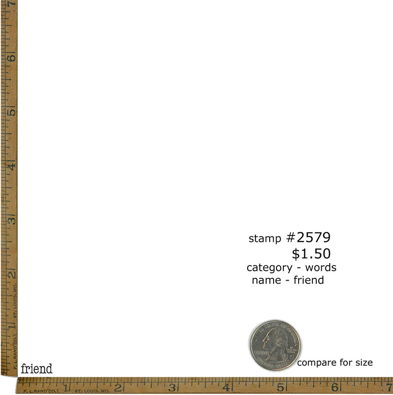 #2579 - Friend - Words